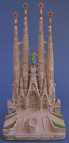 Sagrada Familia in alabaster