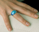 Blue Gaudi Trencadis Ring
