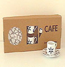set of coffee cups and saucers